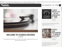 Tablet Screenshot of music.flapjackrecords.com